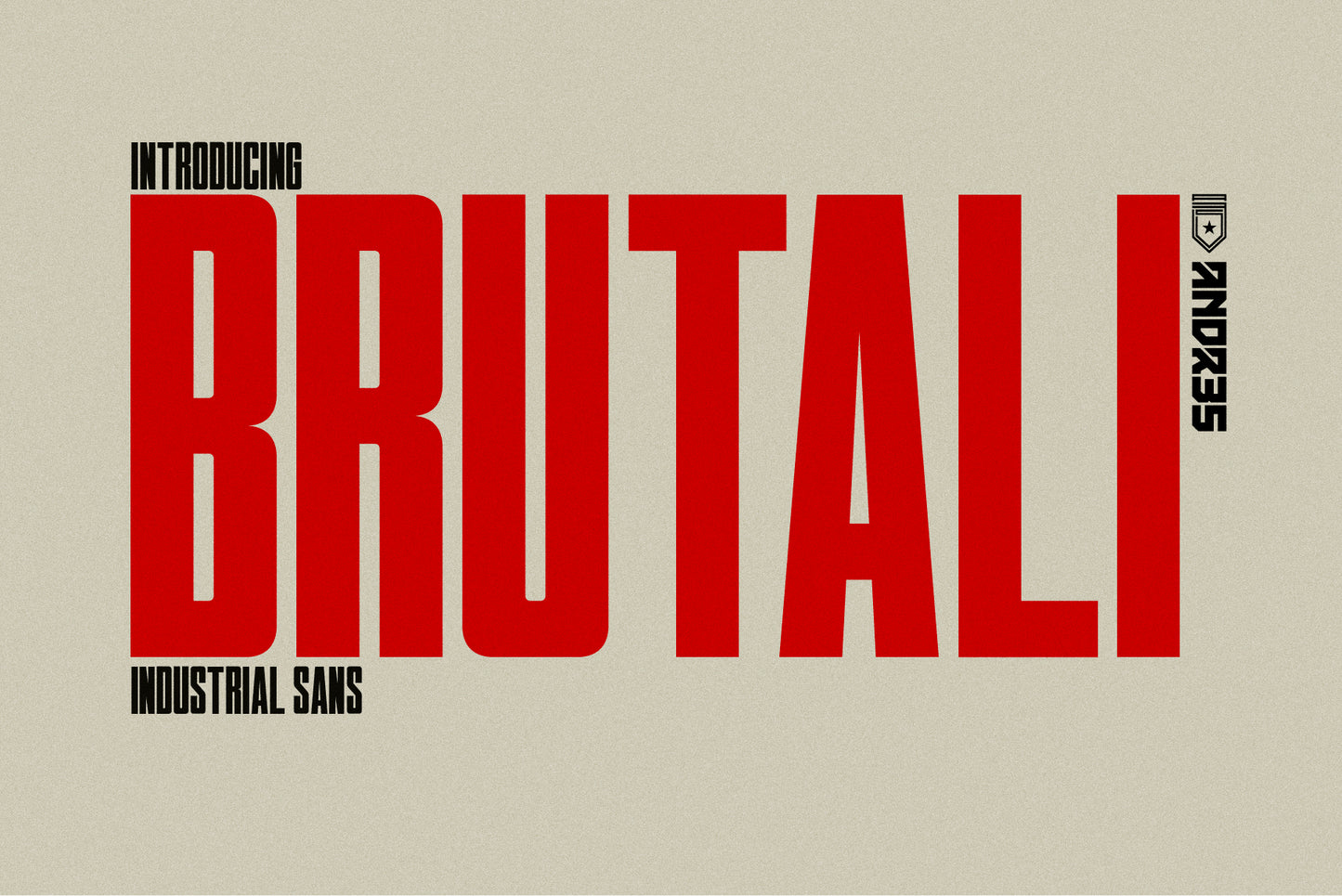 Brutali: Brutalist Display Font