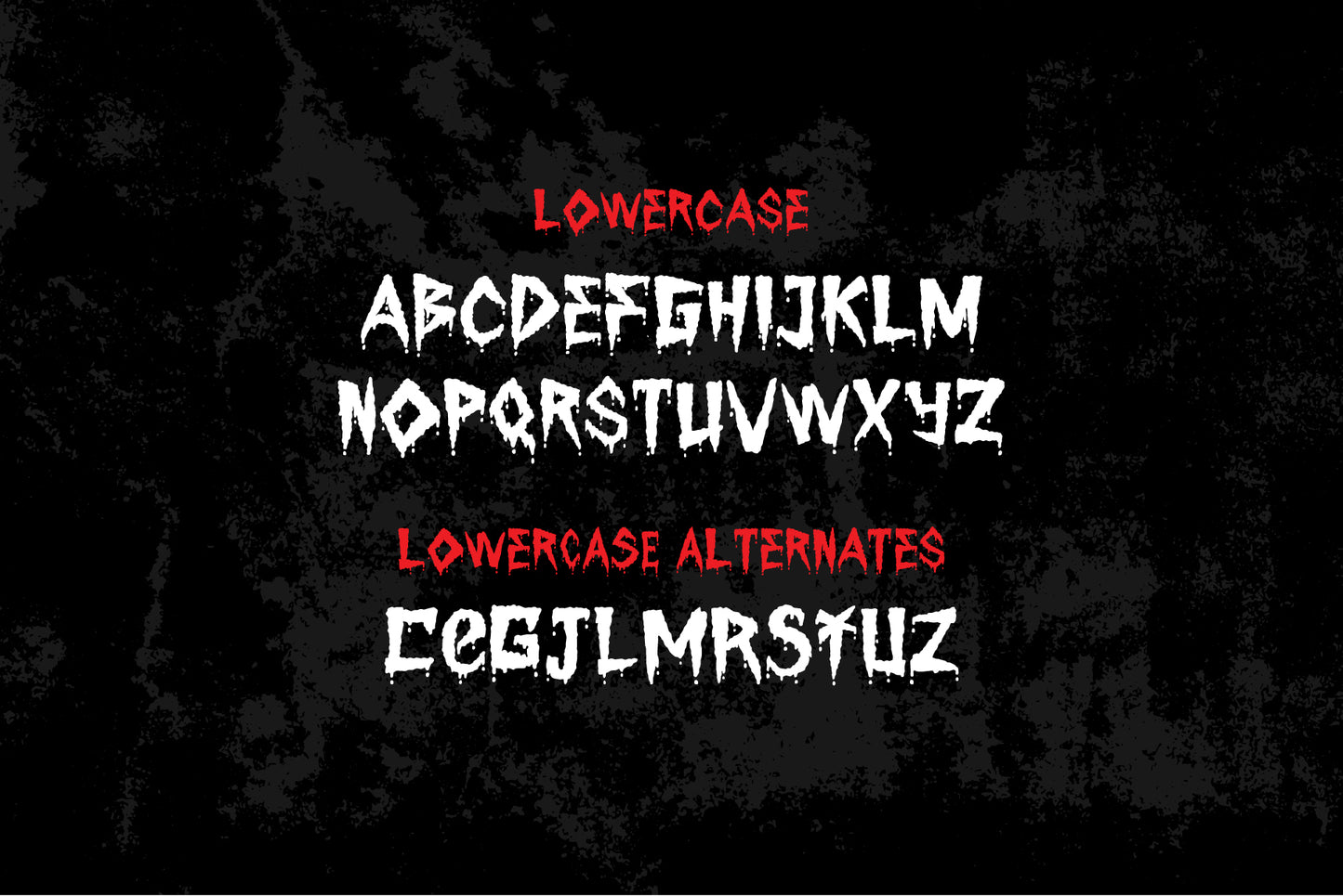 CRYPDRIP Halloween Font