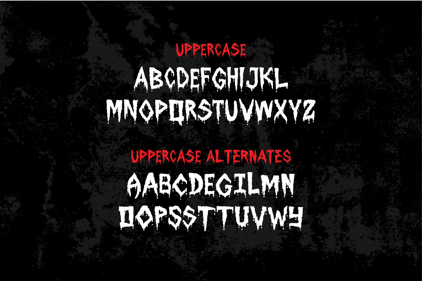 CRYPDRIP Halloween Font