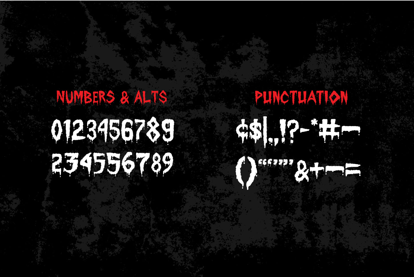 CRYPDRIP Halloween Font