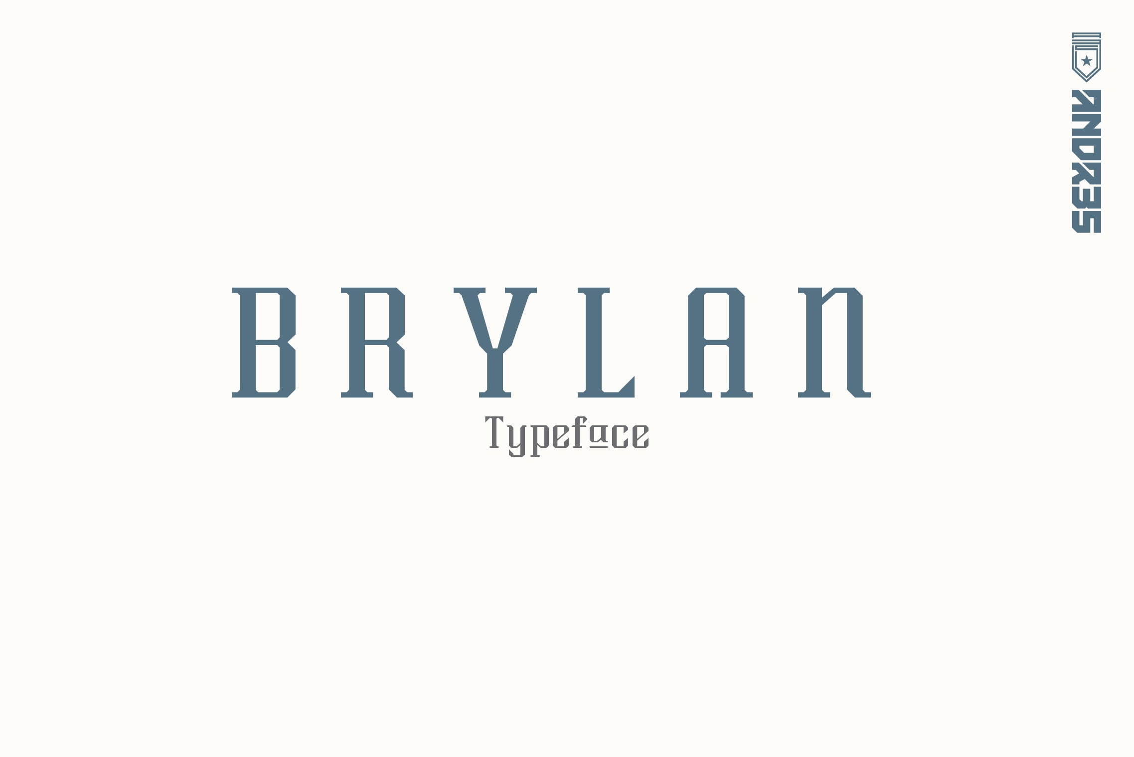 Brylan Typeface | ANDR35 Official Store