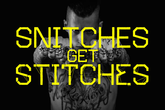 Snitch: An embroidery styled font – ANDR35